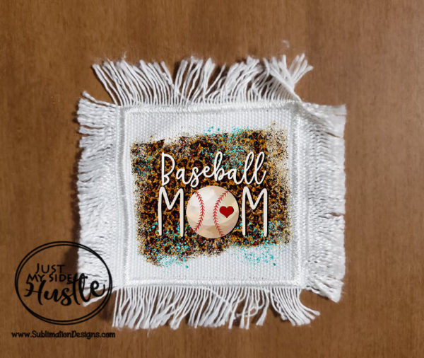 Baseball Mom Life png - Sublimation Designs Hat Patch Instant Digital Download