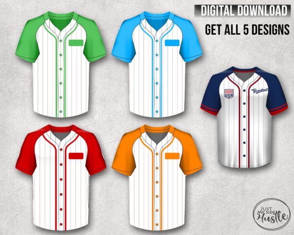 Bundle of 5 Baseball Shirt Earring Png- Sports Shirt Template Sublimation Designs- Baseball Tiered Tray Png Sublimation Graphic Digital Download